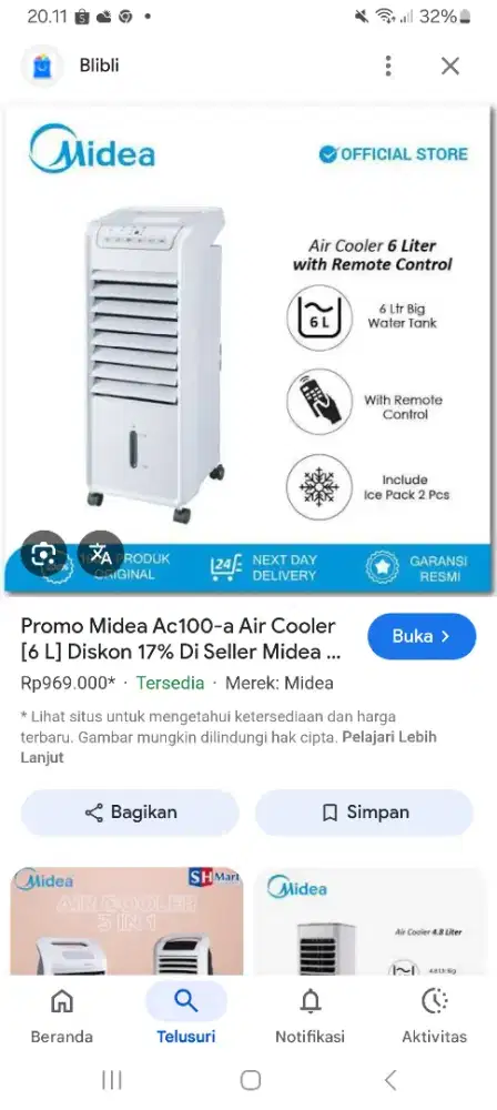 Air coller midea