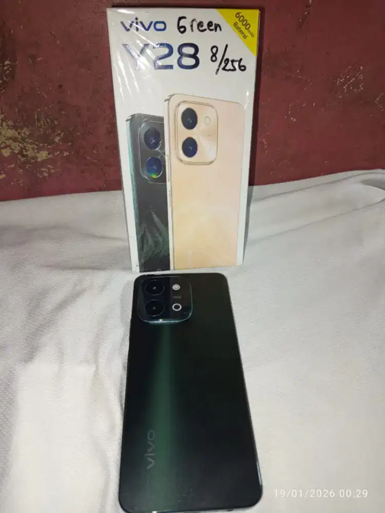 HP vivo y28 8+8/256 pemakaian kurang dari 1 bulan
