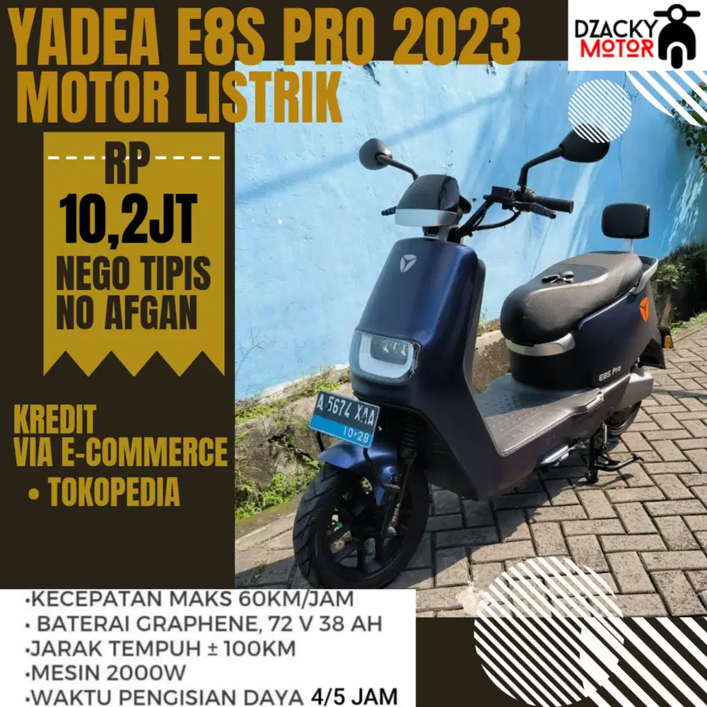 YADEA E8SPRO MOLIS 2023 SECOND LIKE NEW