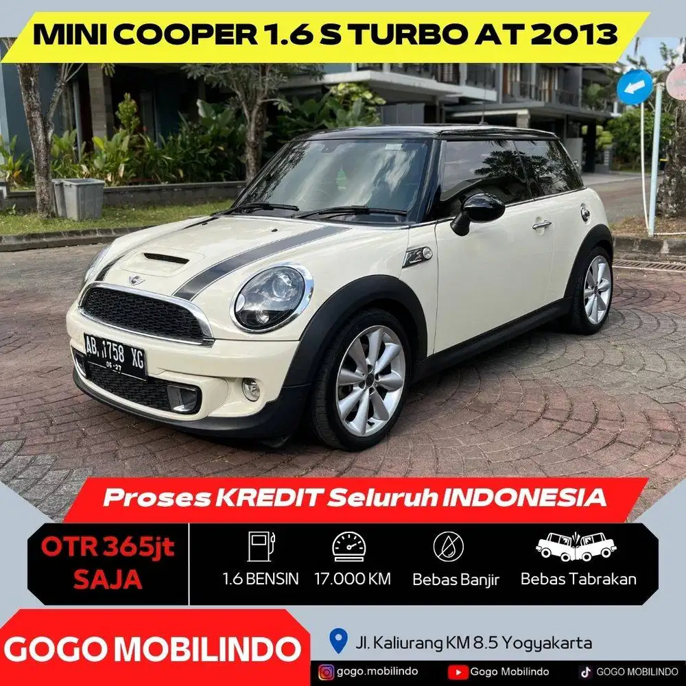Mini Cooper S Turbo Matic 2013 AB Tgn1 ANTIK Bisa Kredit DP Minim
