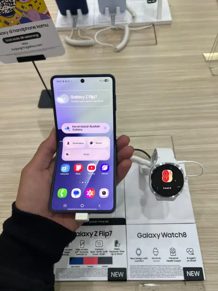 Promo spesial Samsung Zflip 7 12/512 Cicilan Bunga 0% Sampai 24bln