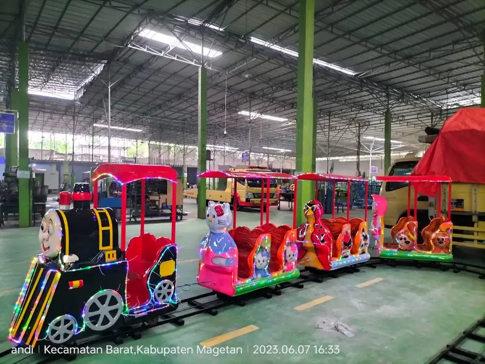 Jual odong kereta lantai thomas klasik full fiber promo