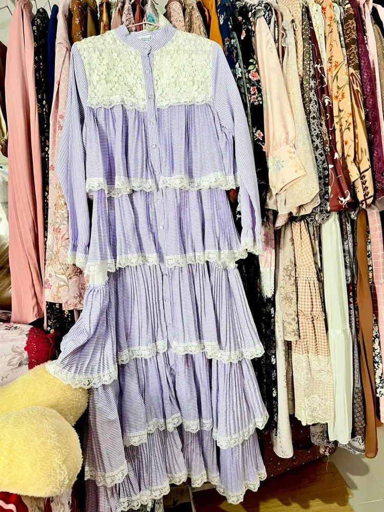 Baju Gamis Lilac