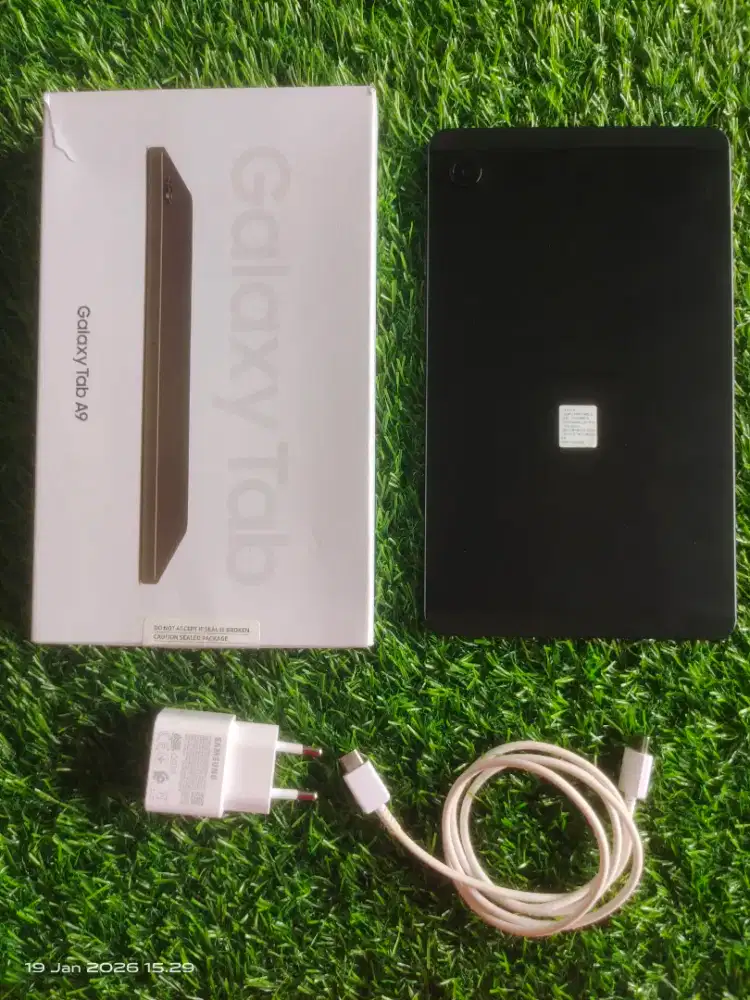 Samsung Tab A9 4/64Gb Wifi + Adaptor Original 25W Fullset