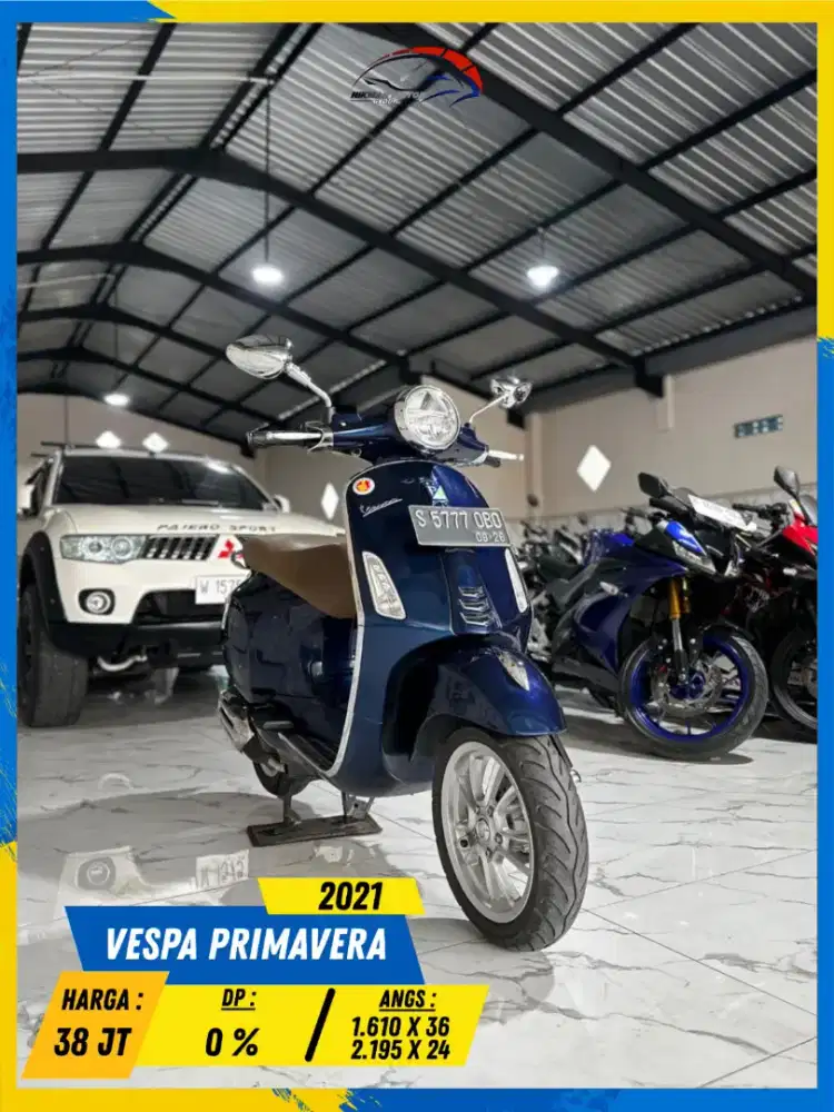 VESPA PRIMAVERA 2021 PLAT S GASS LURR HIKMAH MOTOR KEPUH MALANG