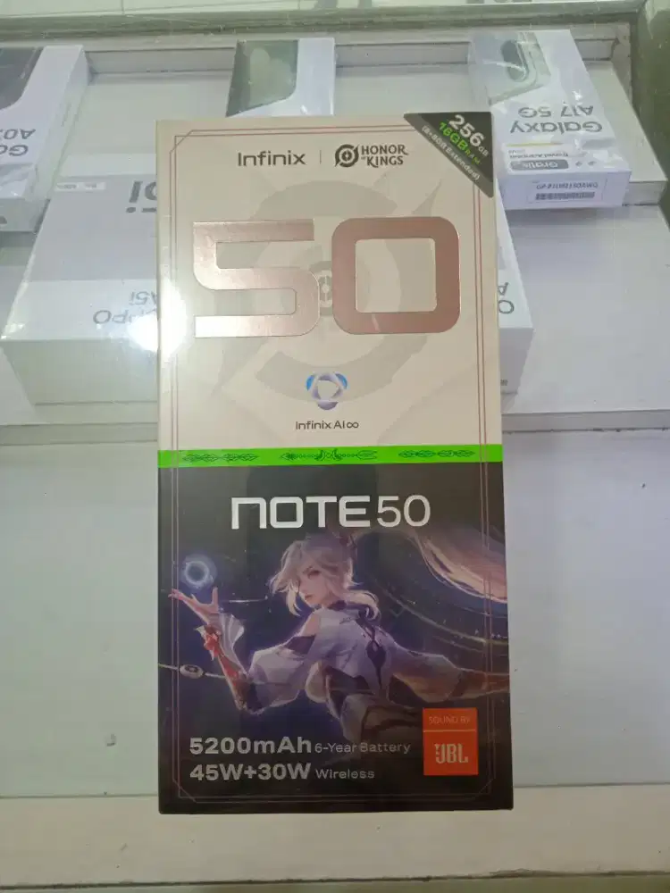 Redy infinix note 50 8/256 NEW Garansi resmi 1thn