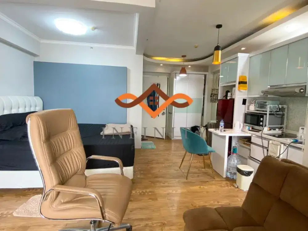 Apartemen Green Bay Pluit Tipe 2 BR Renov jadi 1 BR Full Furnished View ke Laut Siap Langsung Huni