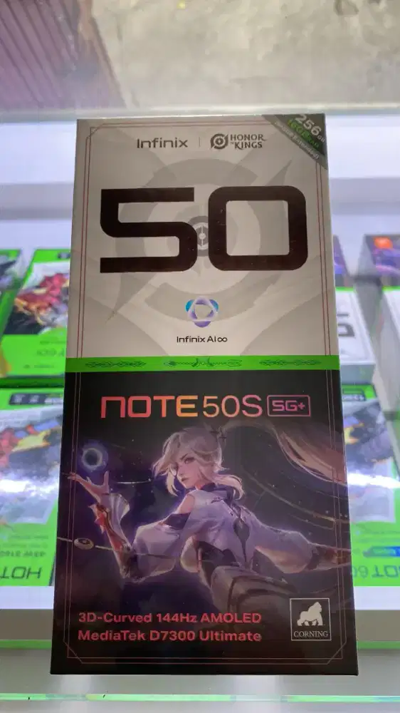 Redy infinix note 50s 5G 8/256 NEW Garansi resmi 1thn