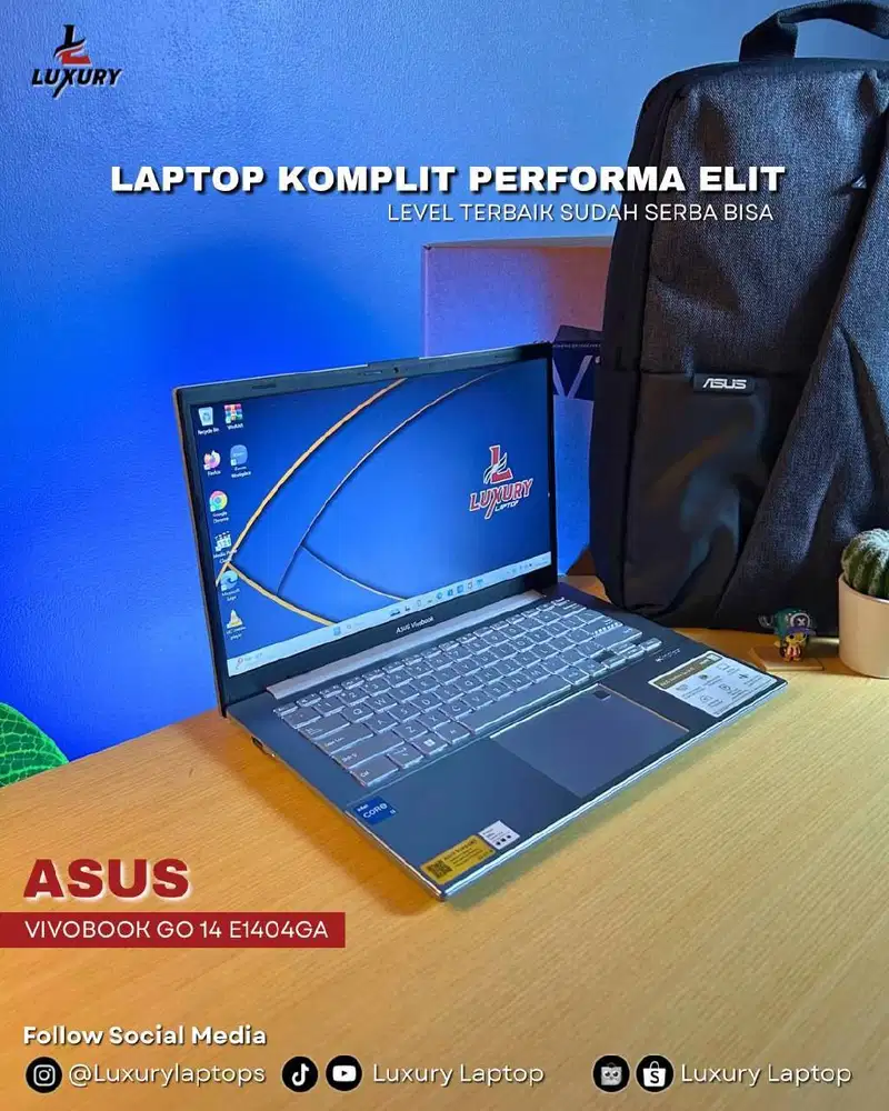 LAPTOP ASUS VIVOBOOK GO 14/15 E1404GA JUAL MURAH RAM SSD BU