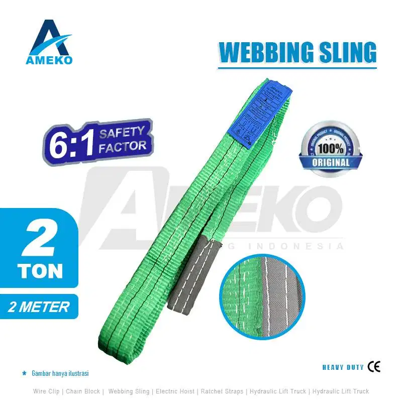 WEBBING SLING KAPASITAS 2 TON