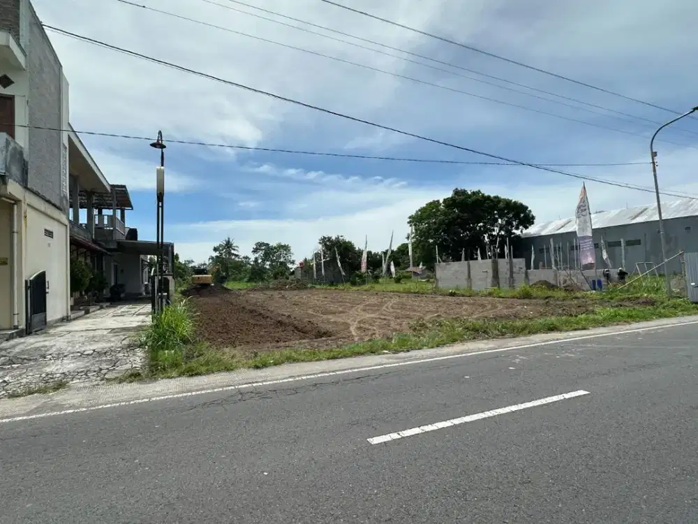 Tanah 3jtan, Tepi Jalan Raya Pandowoharjo, Utara RS PKU Sleman