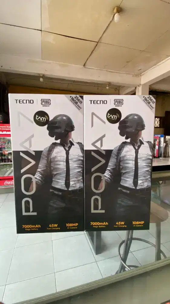 Redy tecno Pova 7 8/256 NEW Garansi resmi 1thn