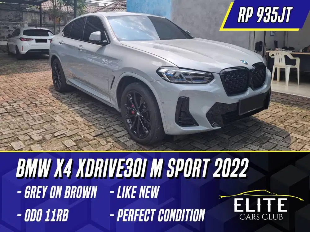 BMW X4 xDrive30i M Sport 2022 MSport Grey on Brown Abu-abu abu  xDrive