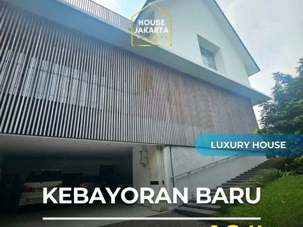 LUXURY HOUSE KEBAYORAN BARU 7 KAMAR, BASEMENT + BIOSKOP