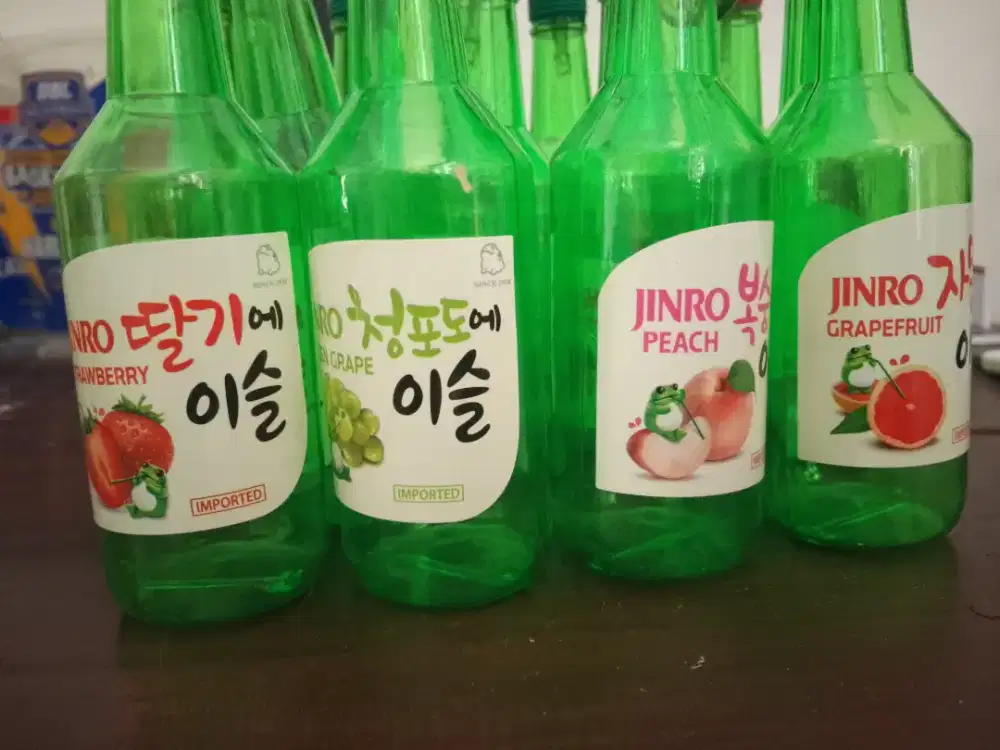 Lampu hias botol jinro