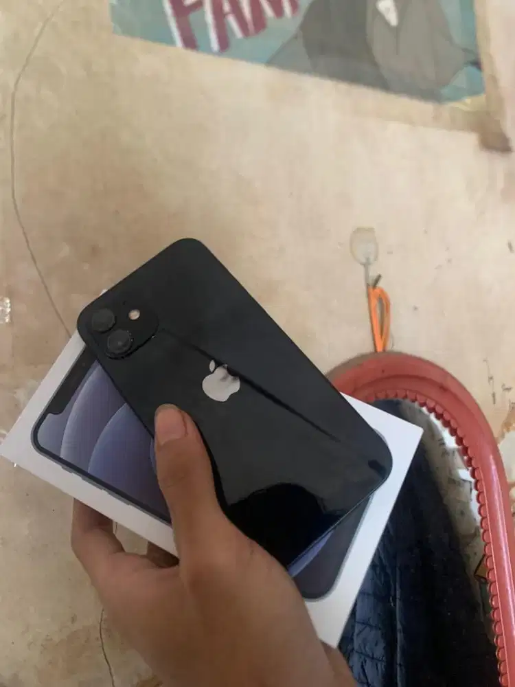 Iphone 12 128gb ibox warna black