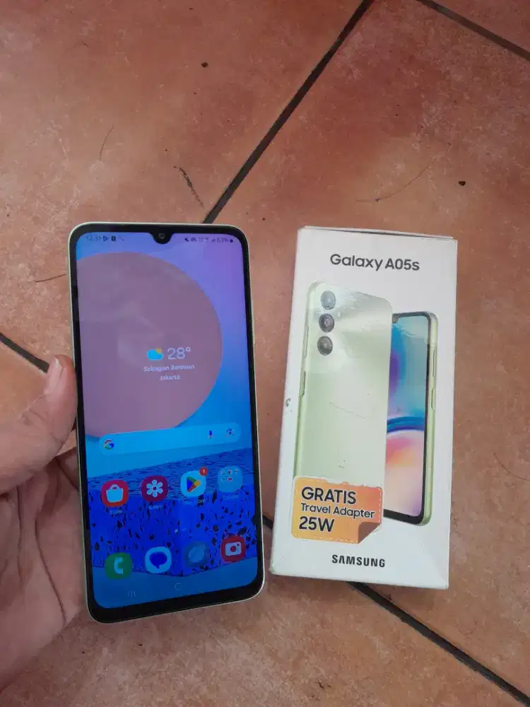 Samsung A05s Fulset Ram 6/128