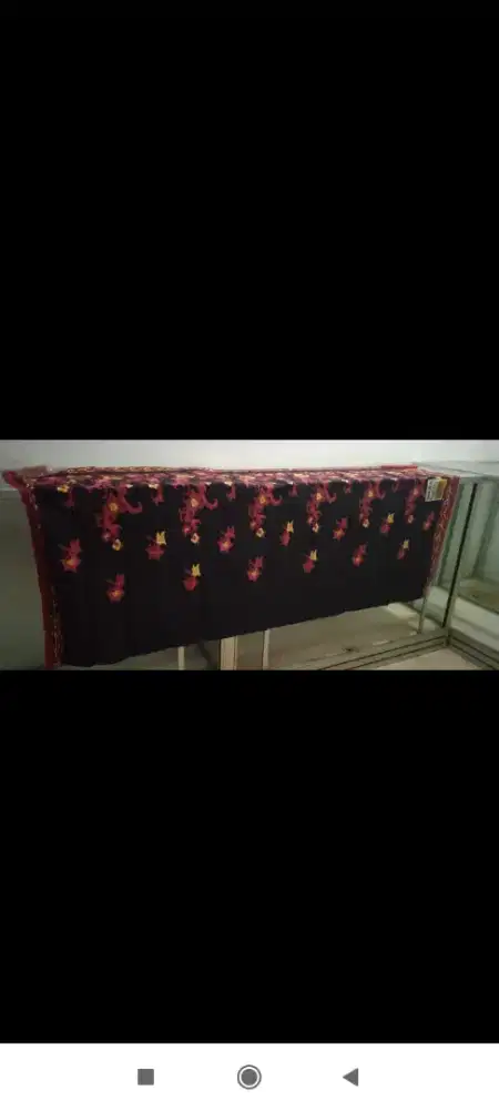 Samping motif batik warna dasar hitam, jual per pcs yaaa