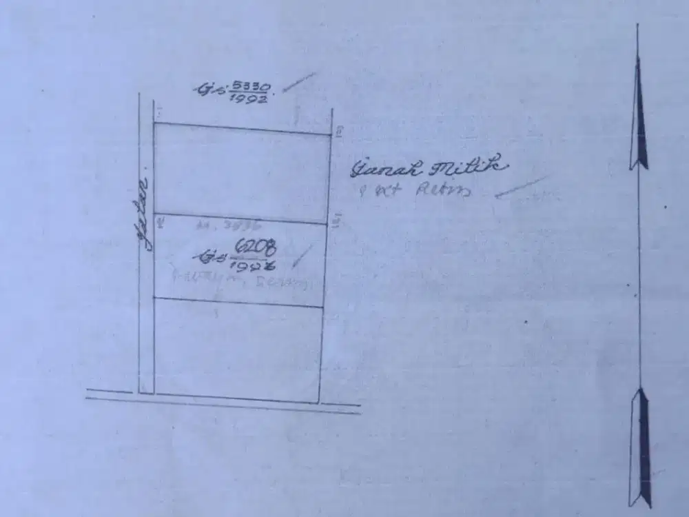Dijual tanah di JaLan Babakan Sari, Pedungan, Denpasar Selatan  Luas 1,9 are