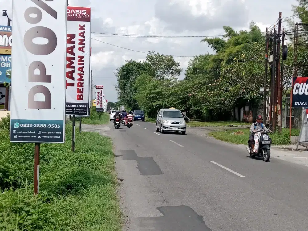 Tanah murah pinggir jalan Mangesti Gentan