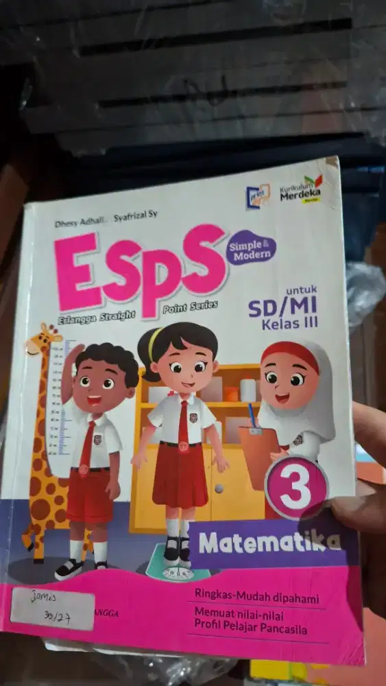 BUKU PELAJARAN SD KELAS 3 BEKAS