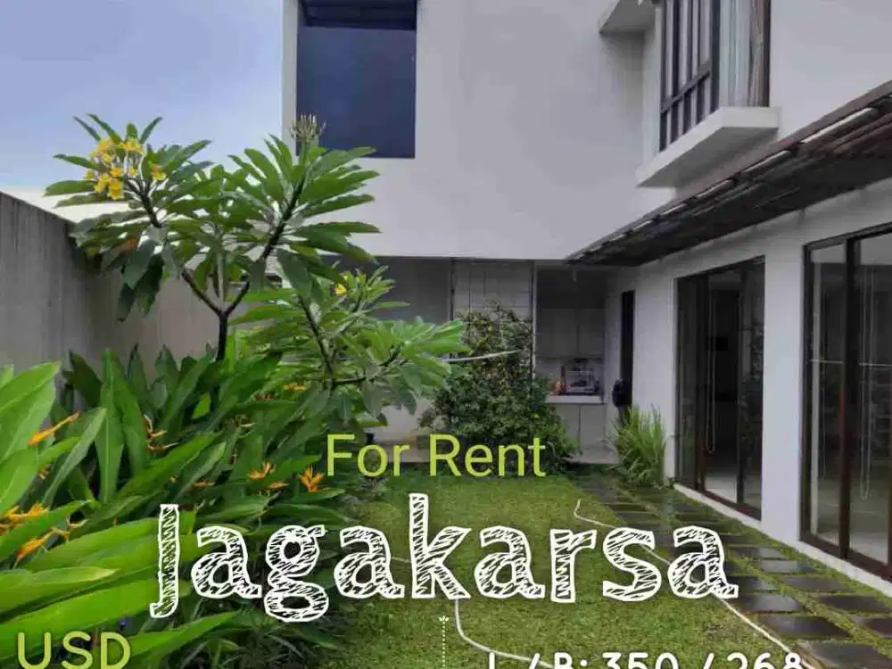 For Rent / Sale Beautiful Garden House inside Compound at Jagakarsa