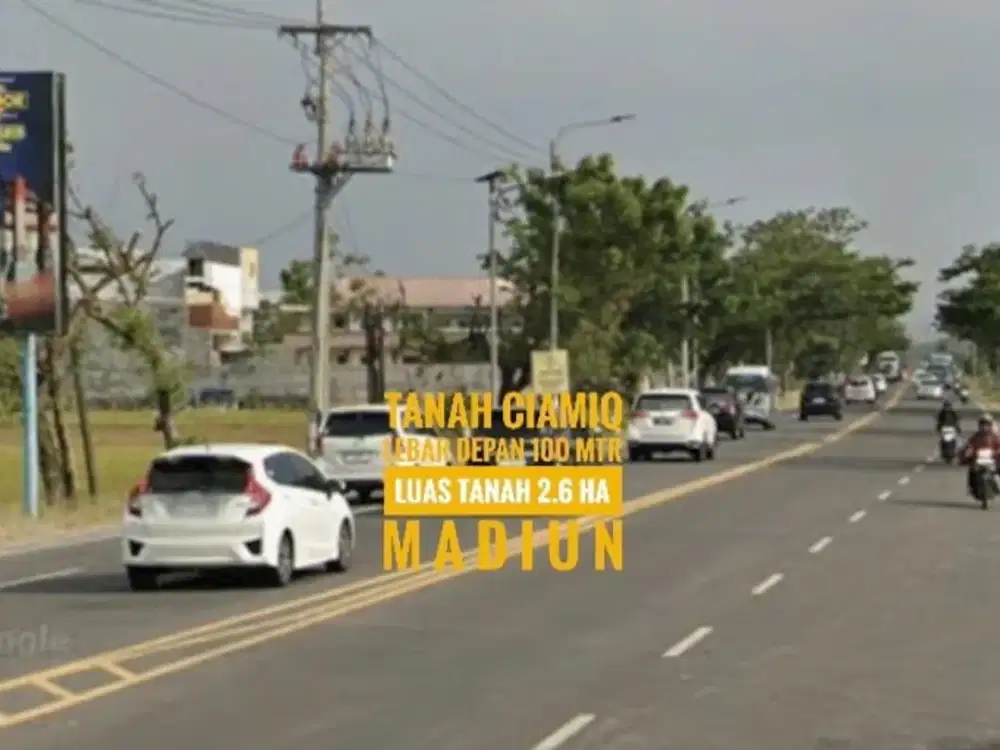 [W], Dijual Tanah LD 100 mtr, Dpn Gerbang TOL Dumpil MADIUN, Lokasi Strategis