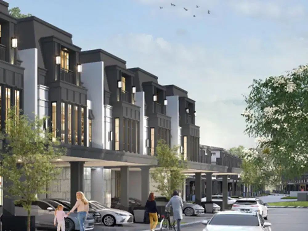 Hunian Dekat UMN 8 x 15 Muat 2 Parkir Mobil 3 Lantai di Altadena Residence