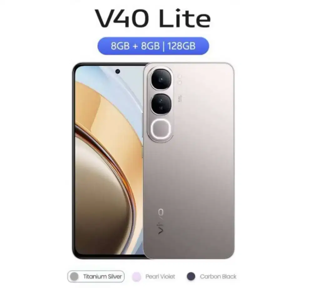 Vivo v40 lite silver