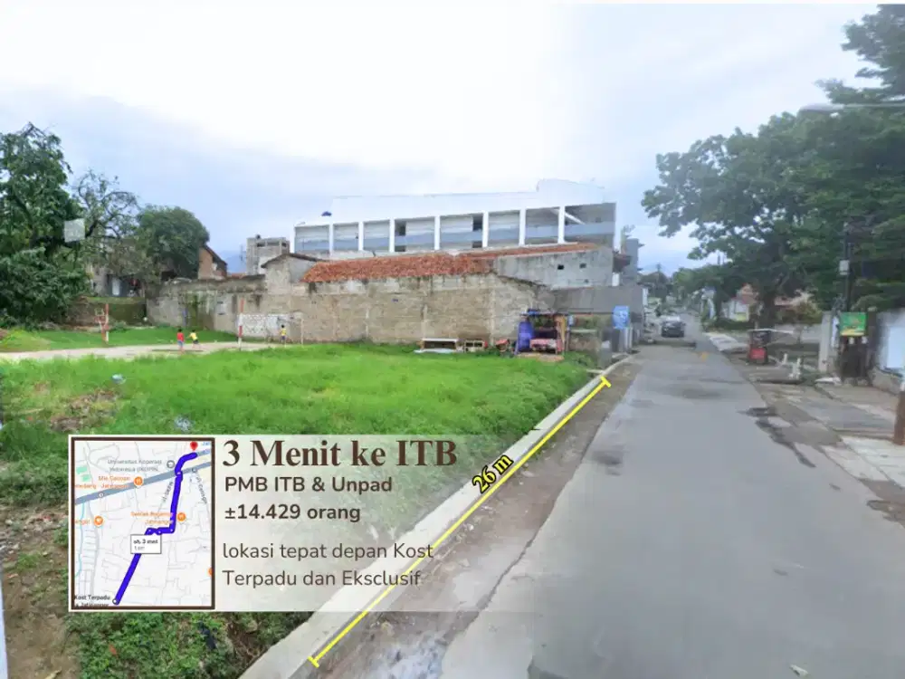 Tanah Pinggir Jalan Jatinangor – Potensi Investasi Tinggi, Dekat ITB