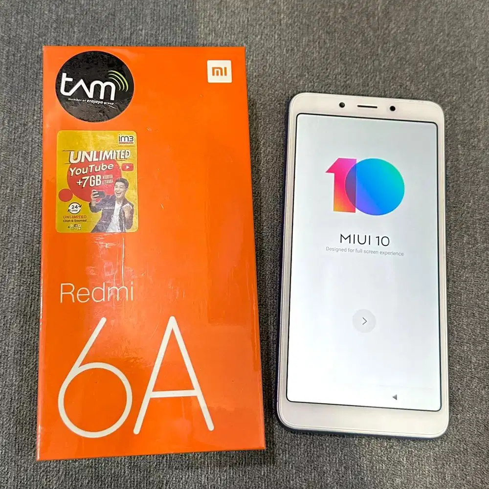 Redmi 6A warna hitam Ram 2GB/16GB