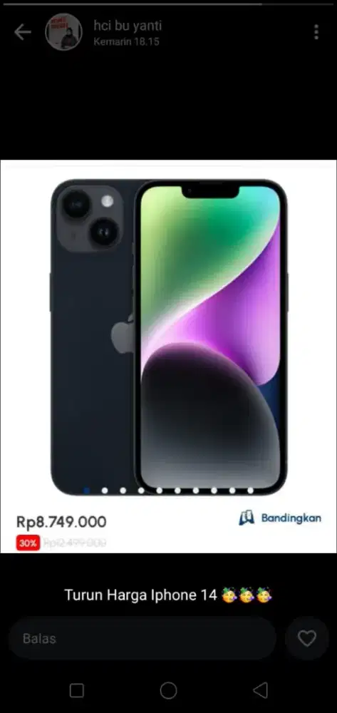 Iphone14 promo turun harga