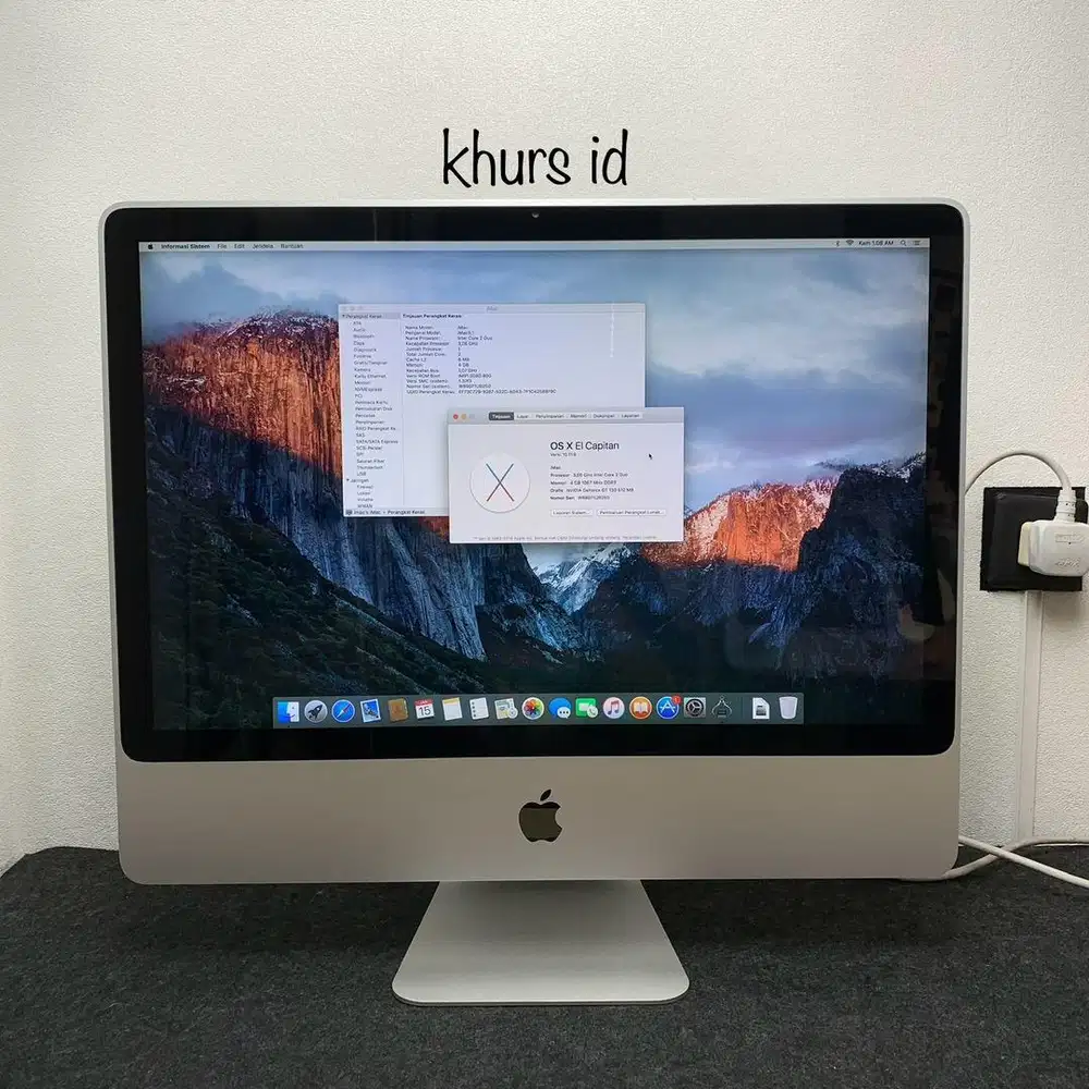 imac 24inch core 2 duo early 2009 - apple komputer