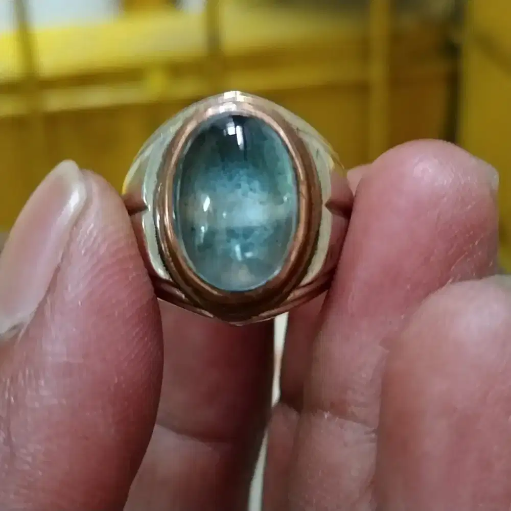 Biru langit blue topaz sky blue kristal monel no 6.5