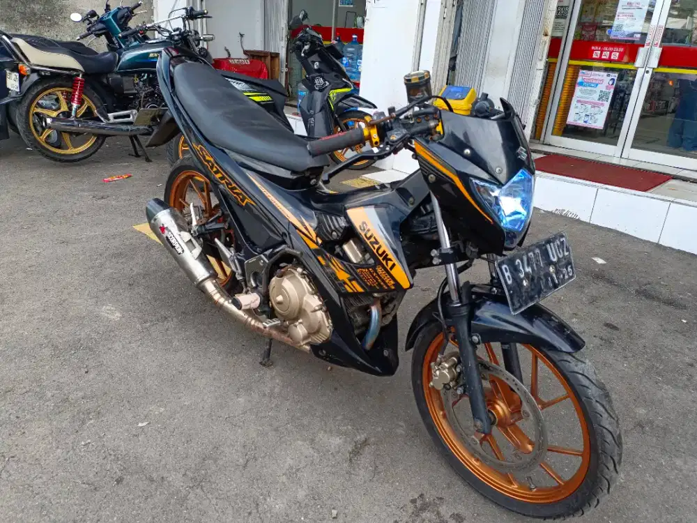 Suzuki Satria fu 150CC Tahun 2014 JOZZZ Mesin Haluss Siap tancap Gass