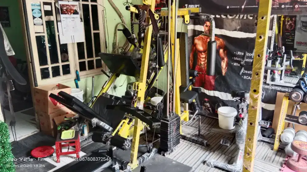 Jual full set alat gym siap buka usaha fitnes center