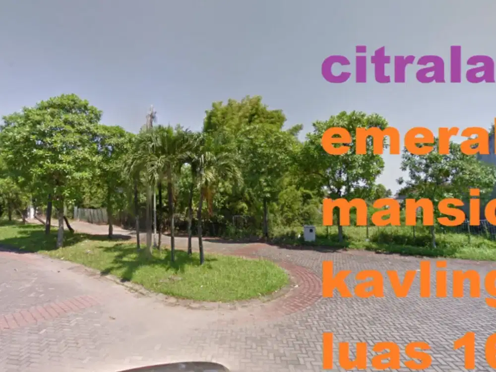 Dijual Tanah Kav. South Emerald Citraland