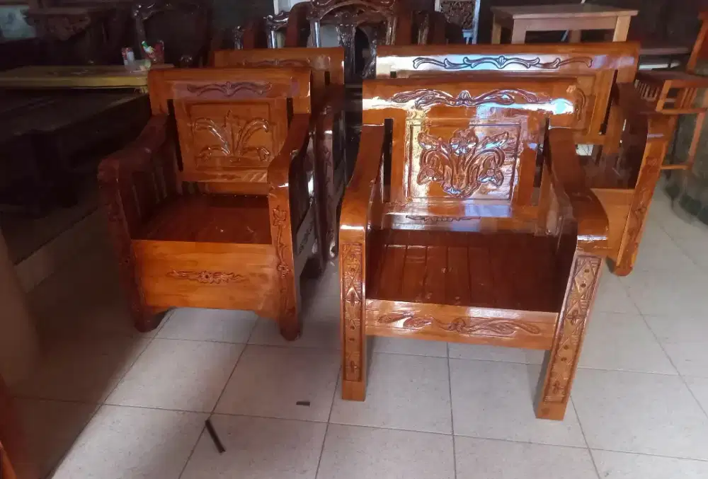 Kursi Tamu Kobra Kursi Tamu Minimalis Kayu Jati Grosir Furniture