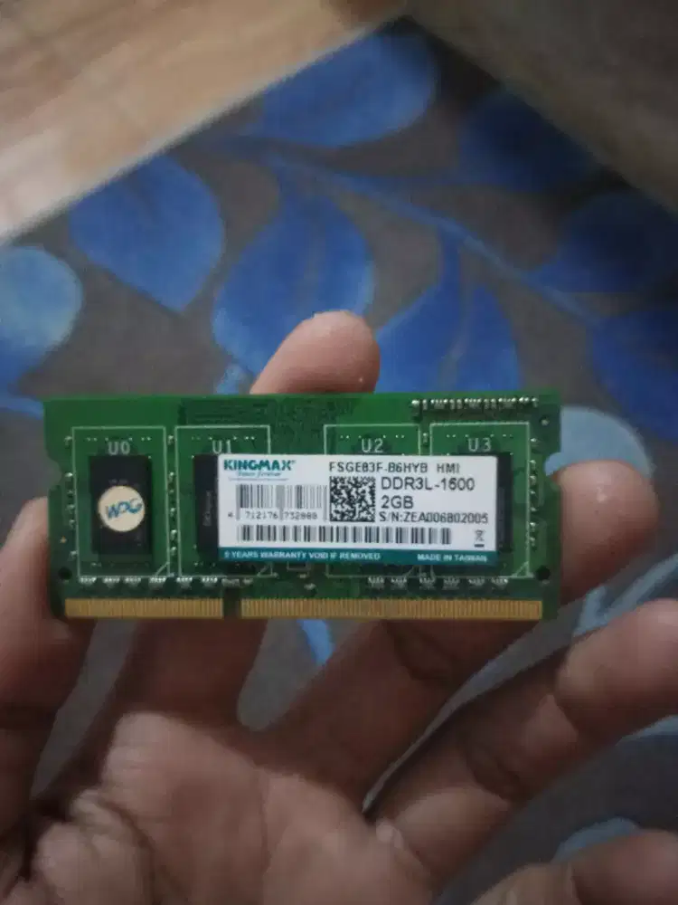 Ram 2 gb ddr3L sodimm