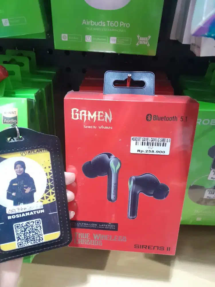 HEADSET GAMEN GAMING SIRENS II ATLANTIS DAHSYAT