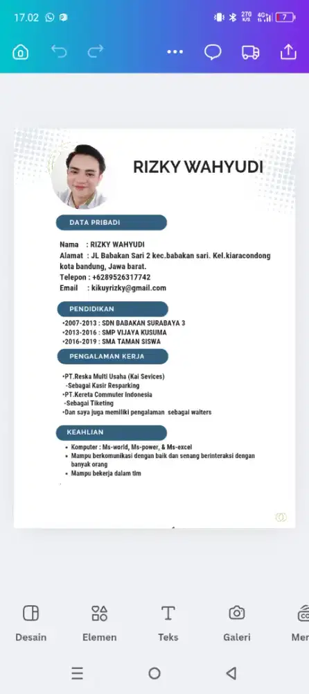 Info lowoangan pekerjaan