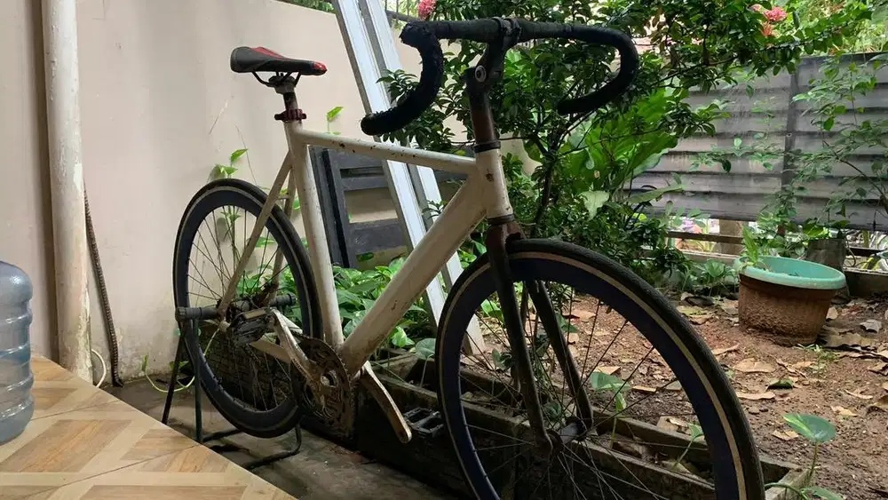 Sepeda Fixie White / Putih
