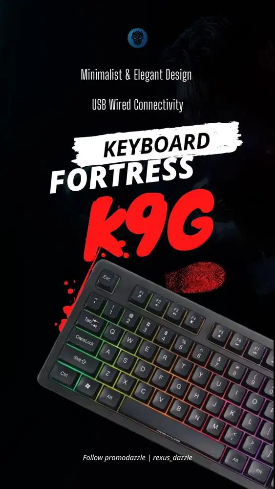 Rexus keyboard wired K9G