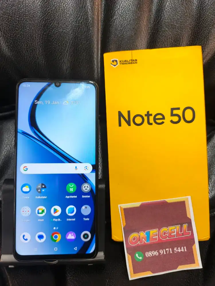 Realme Note 50 Ram 4+4/64GB Fullset Ori