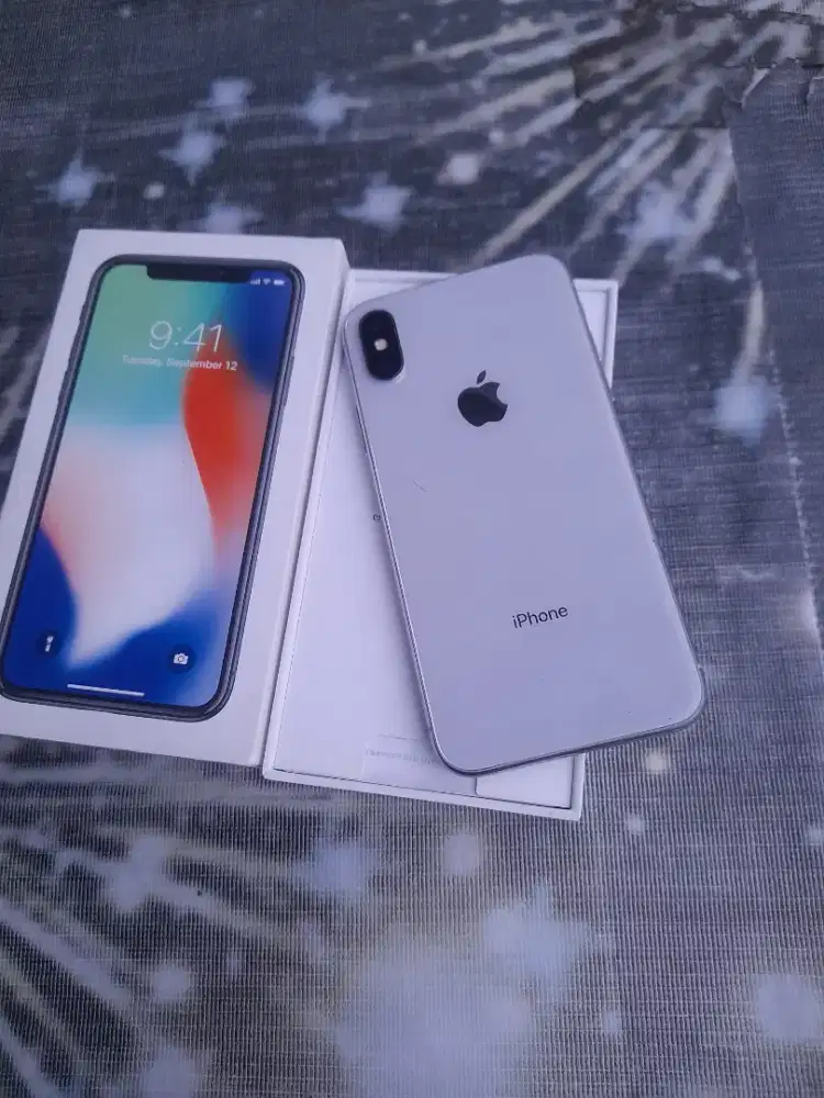 Iphone X 256 resmi ibox (bisa tt