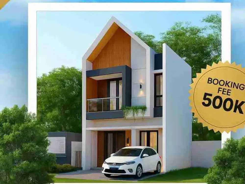 Rumah Baru 2 Lantai Murah Di cileunyi Kulon, Dekat Gerbang Tol,Di Bandung Timur