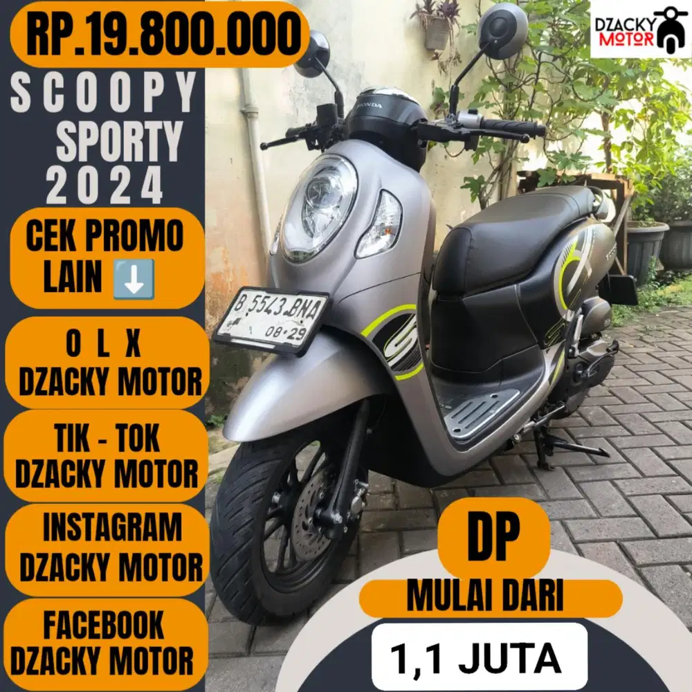 SCOOPY SPORTY 2024 SECOND LIKE NEW