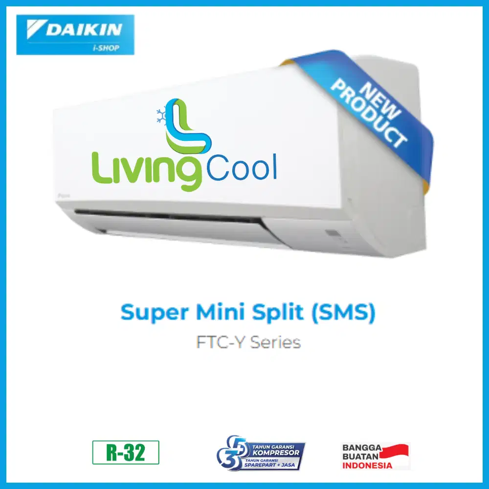 AC DAIKIN NUSANTARA STANDARD 1/2 PK FTC15YV14