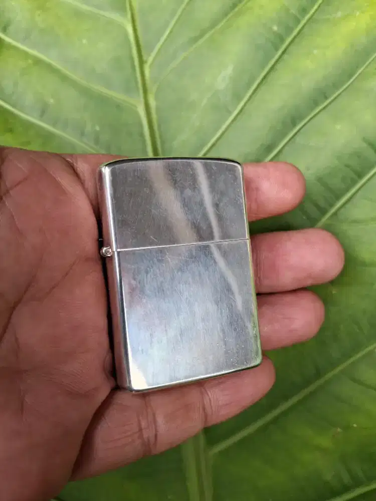 Korek Zippo Seri 160-Sterling Silver Plain 1982