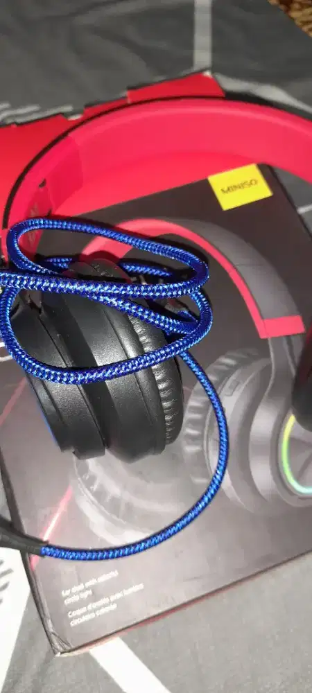 BU jual Wireless headphones Bluetooth miniso